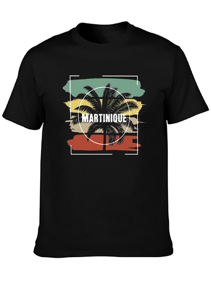 Martinique Palm Tree Graphic Tee