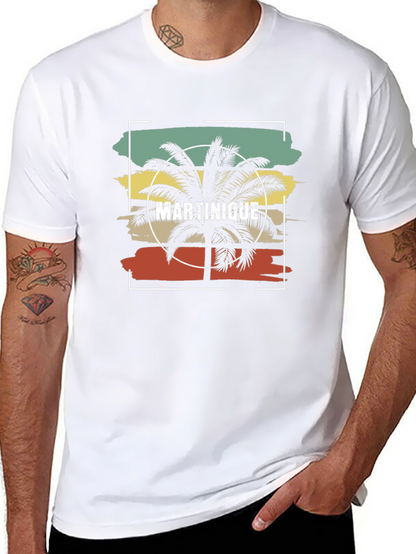 Martinique Palm Tree Graphic Tee