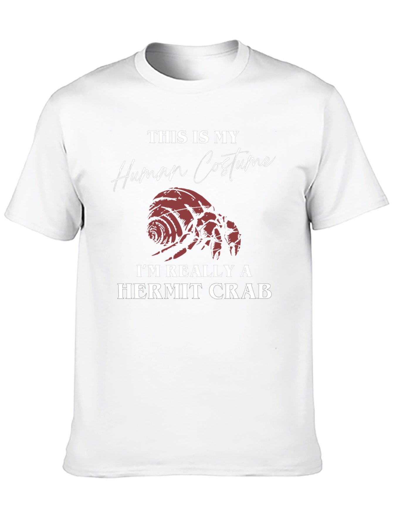 Hermit Crab Human Costume T-Shirt Funny