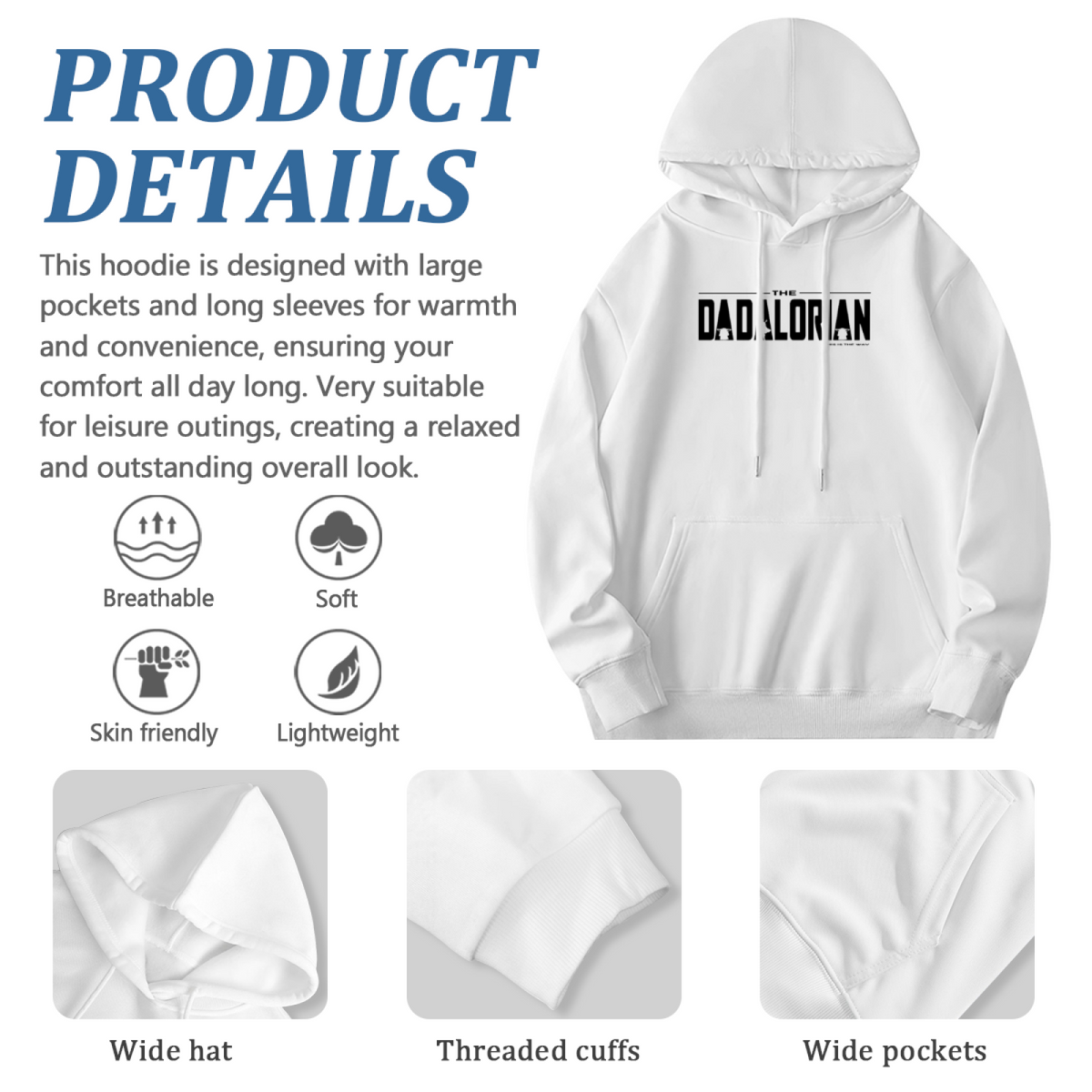 The Dadalorian Graphic Hoodie - Star Wars Inspired