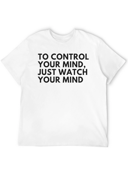 Mind Control Graphic Tee - Soft Cotton