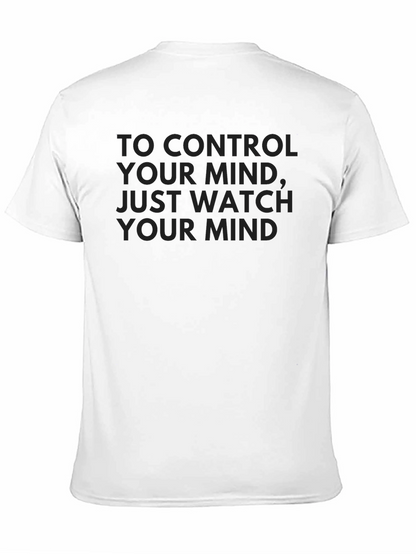 Mind Control Graphic Tee - Soft Cotton