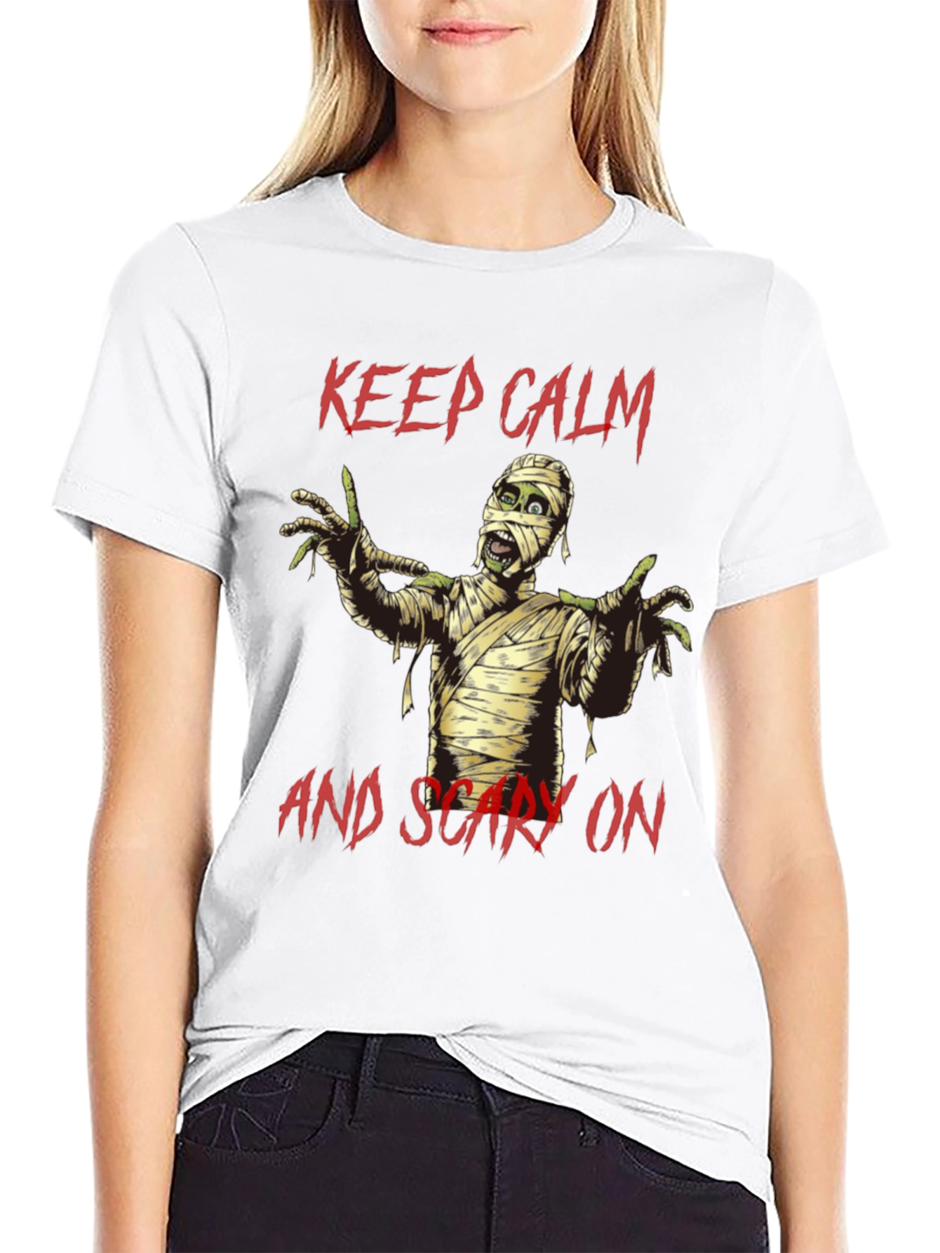 Keep Calm Mummy T-Shirt Halloween