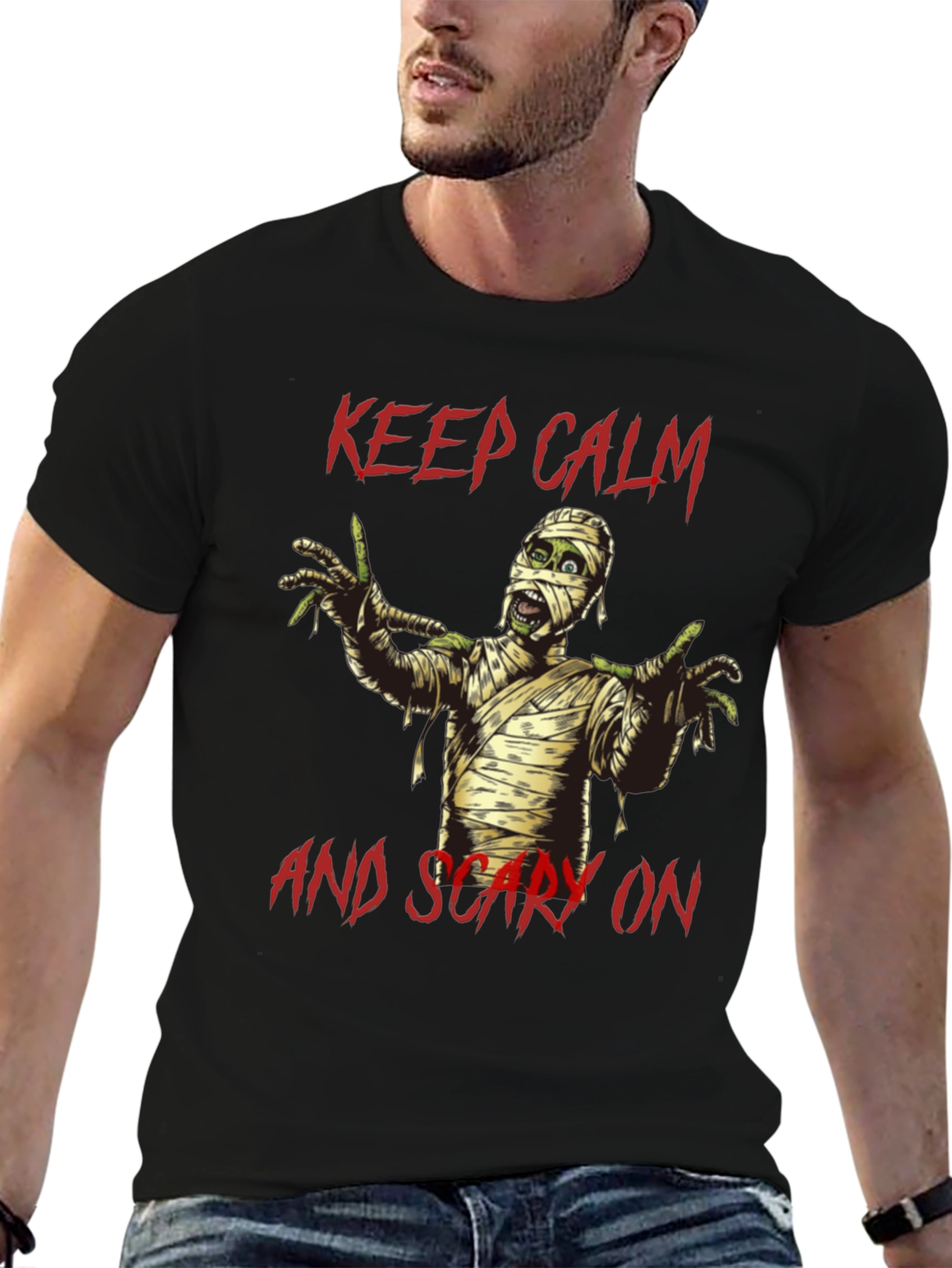 Keep Calm Mummy T-Shirt Halloween