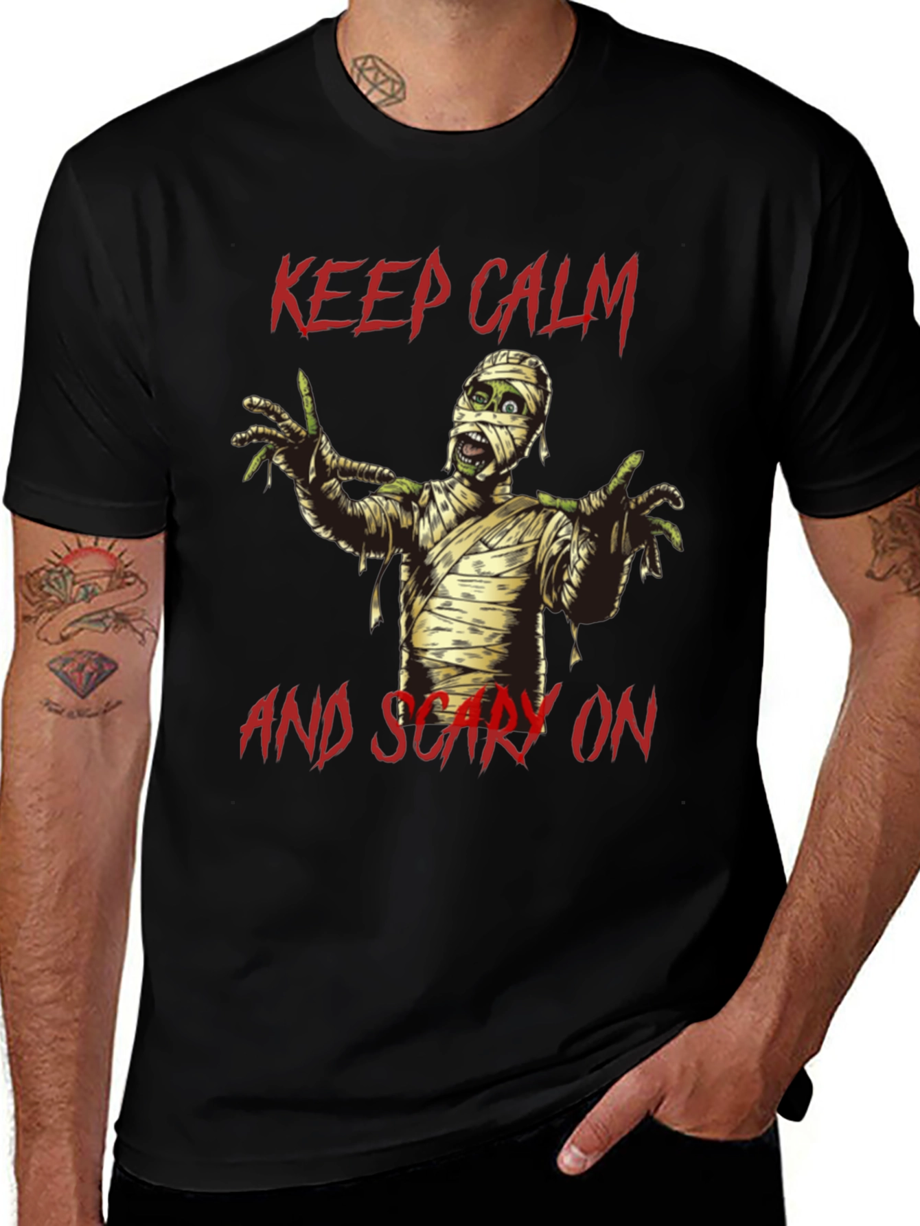 Keep Calm Mummy T-Shirt Halloween