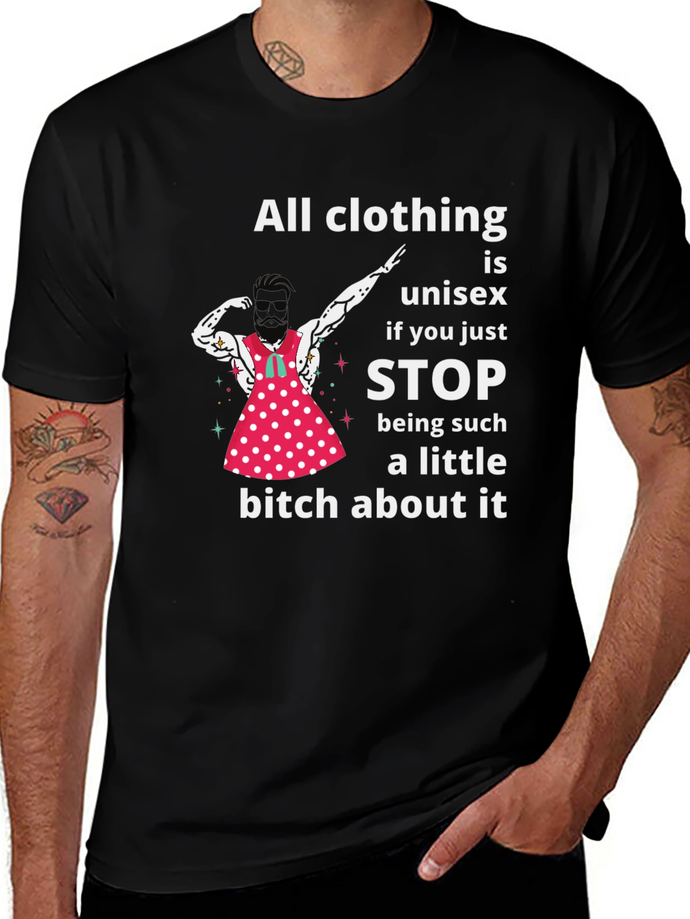 Unisex T-Shirt: All Clothing is Unisex