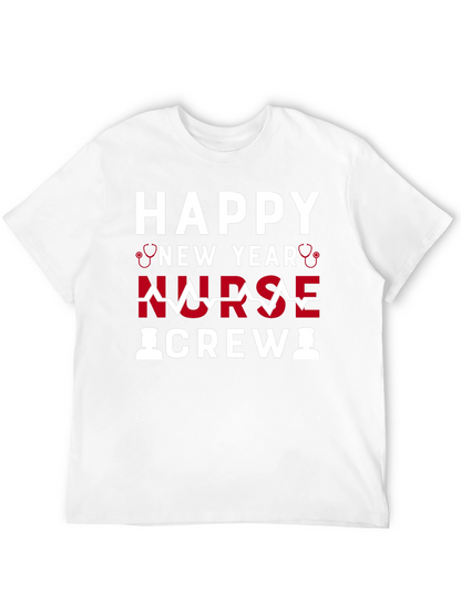 Happy New Year Nurse Crew Graphic T-Shirt