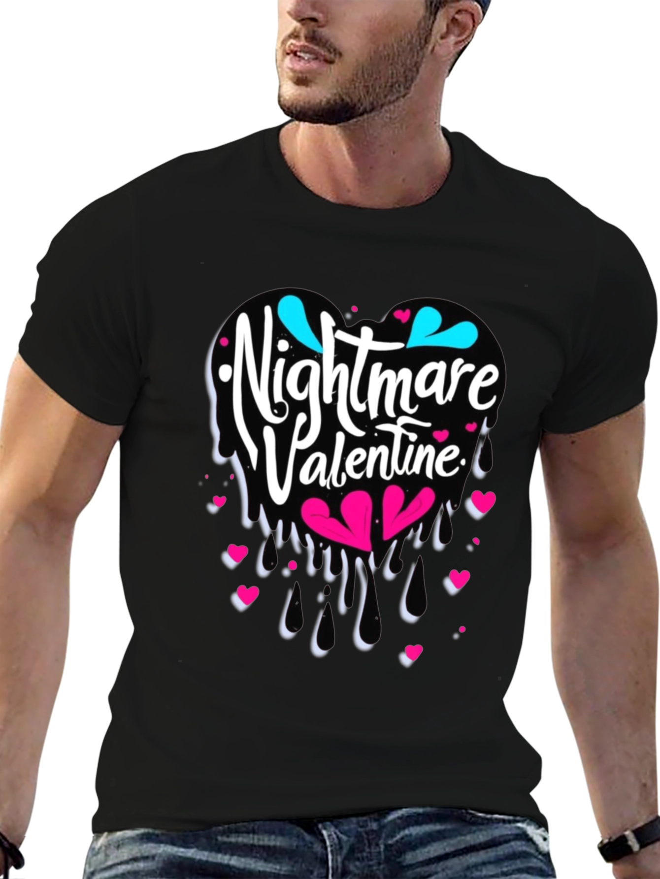 Nightmare Valentine Black T-Shirt