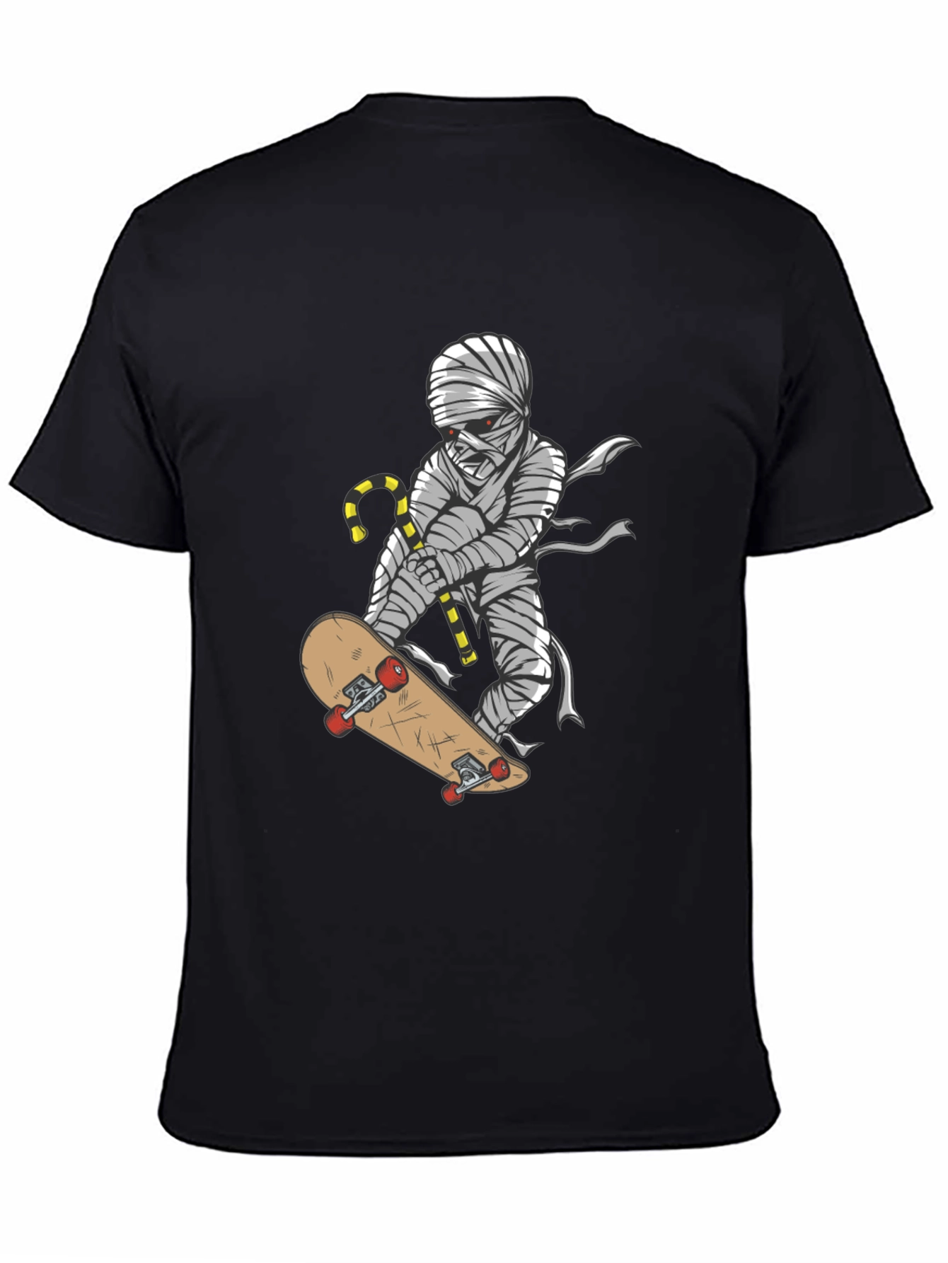Skateboarding Mummy Graphic Tee