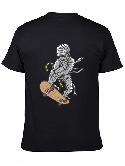 Skateboarding Mummy Graphic Tee