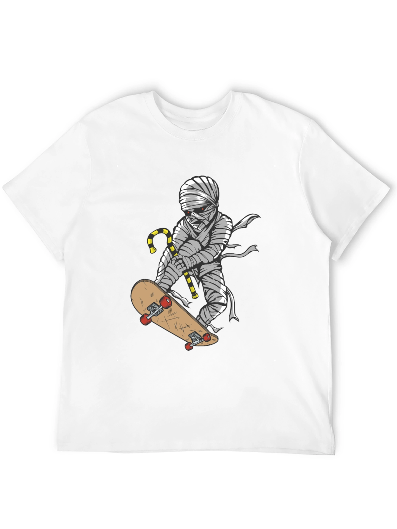 Skateboarding Mummy Graphic Tee