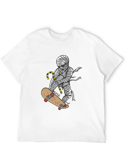 Skateboarding Mummy Graphic Tee
