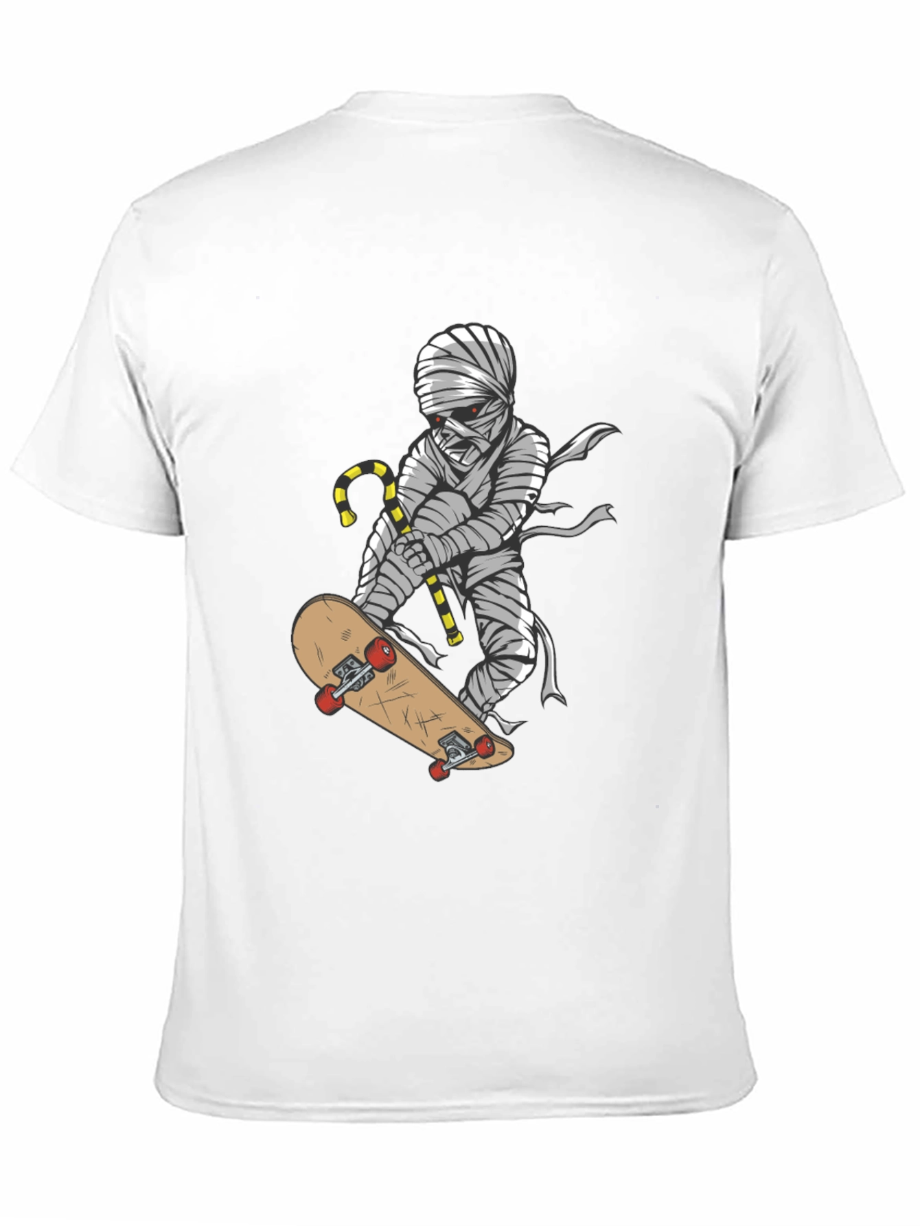 Skateboarding Mummy Graphic Tee