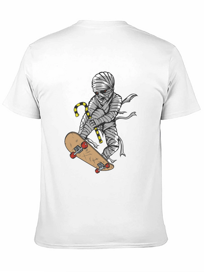 Skateboarding Mummy Graphic Tee
