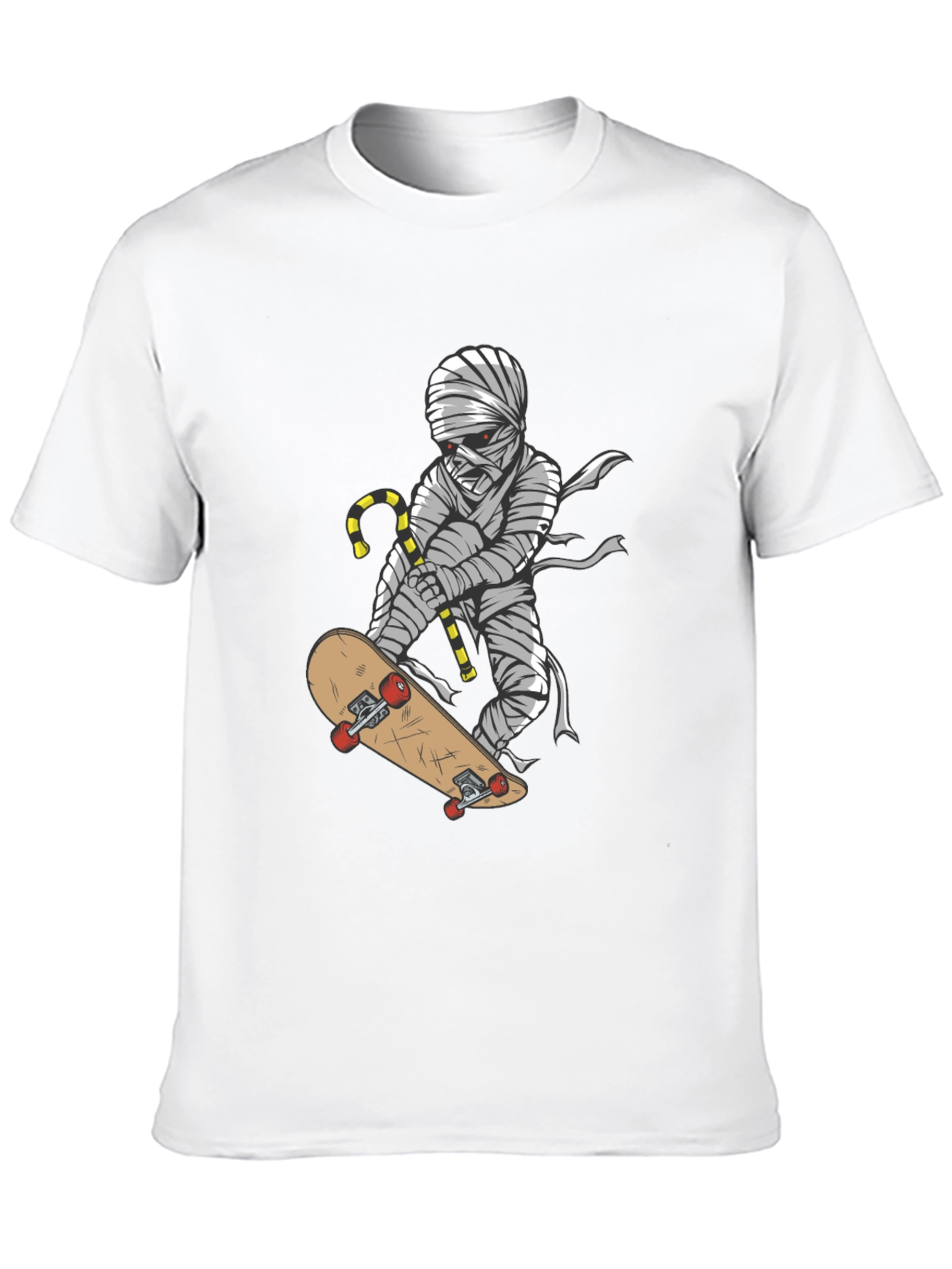 Skateboarding Mummy Graphic Tee