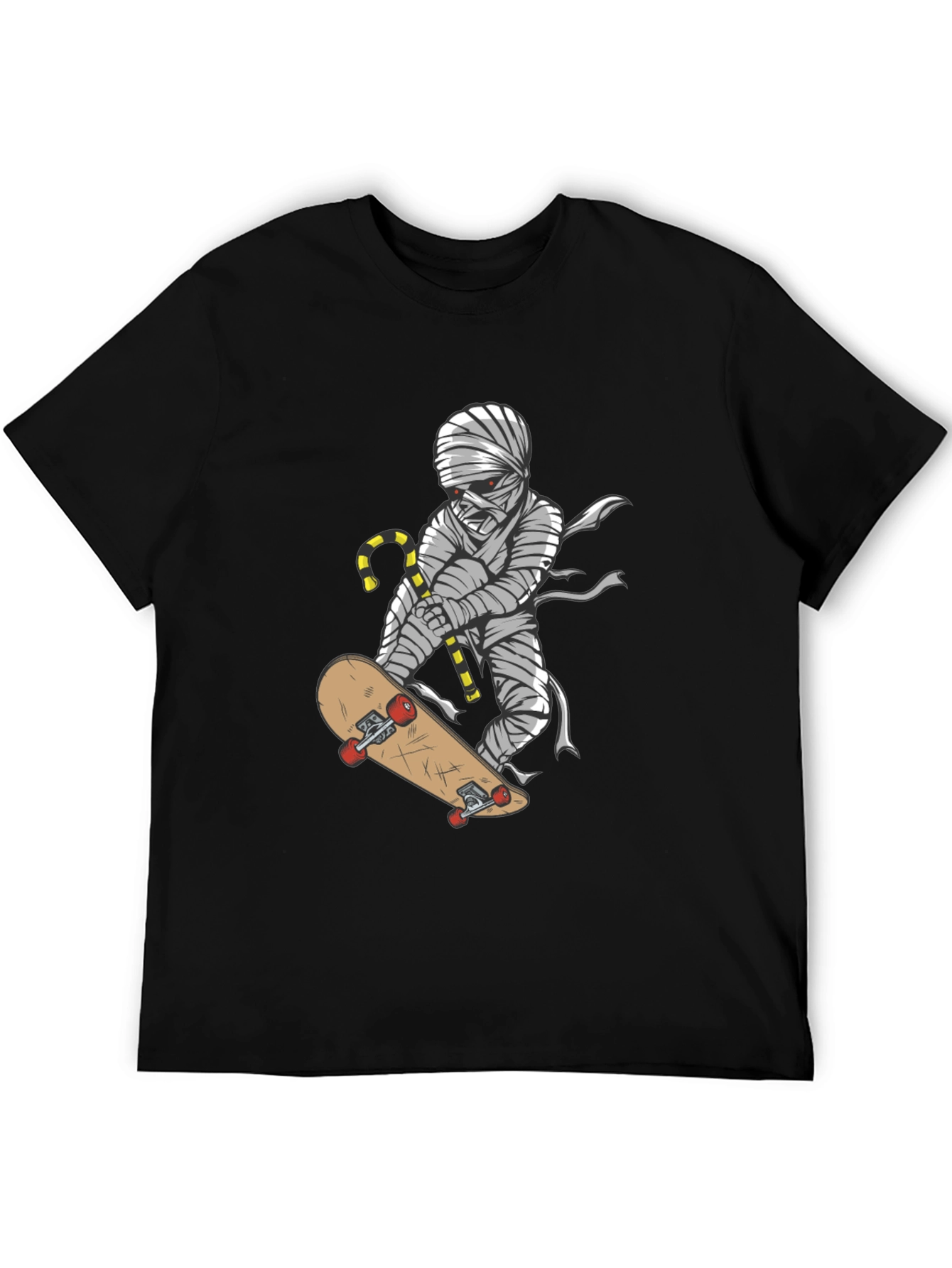 Skateboarding Mummy Graphic Tee