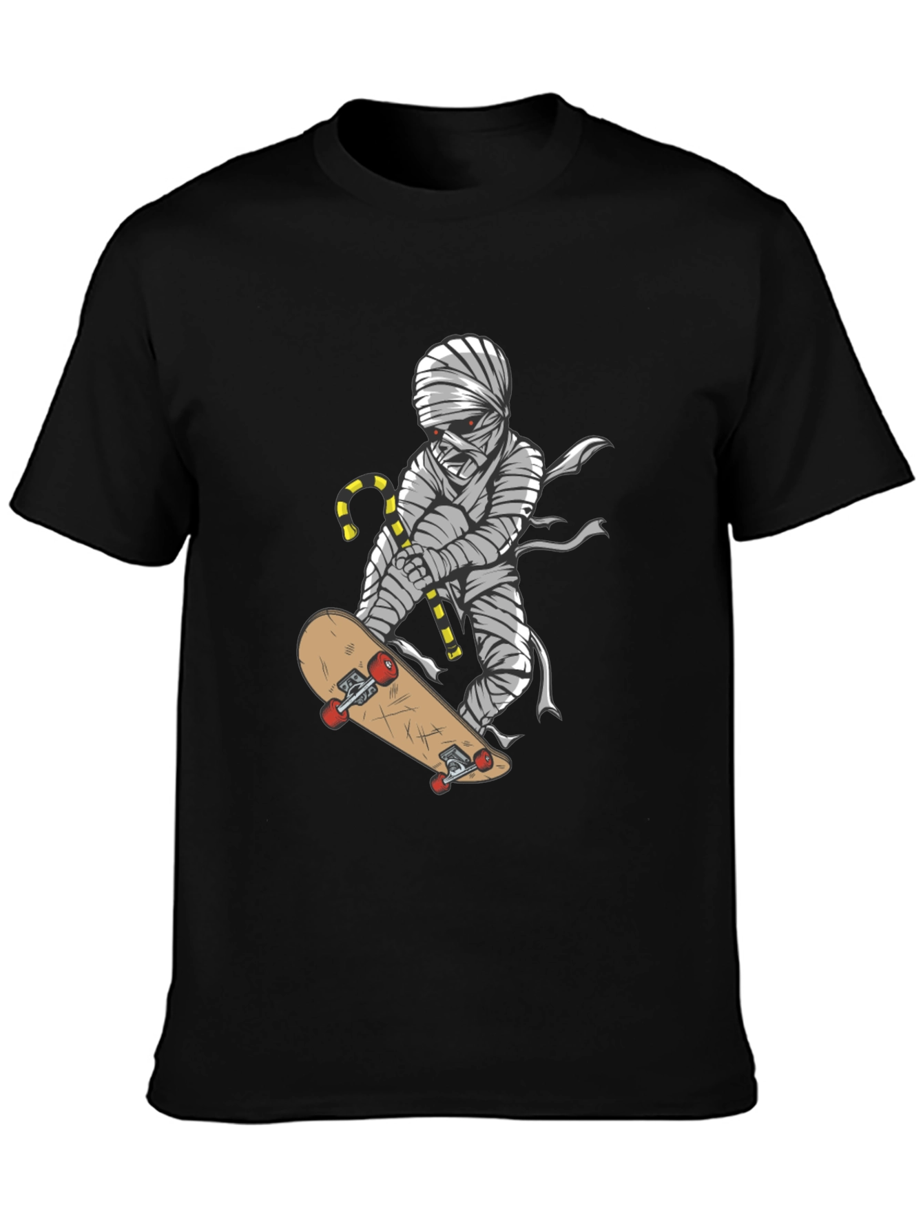 Skateboarding Mummy Graphic Tee