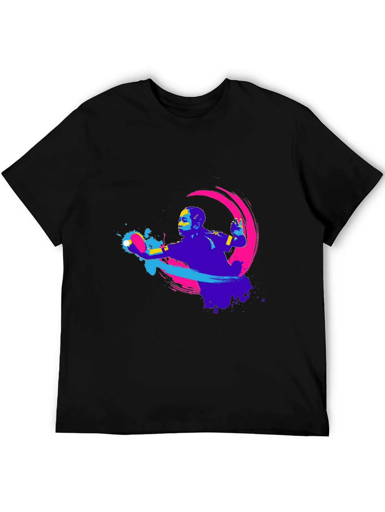 Modern Graphic Tee - Table Tennis Design