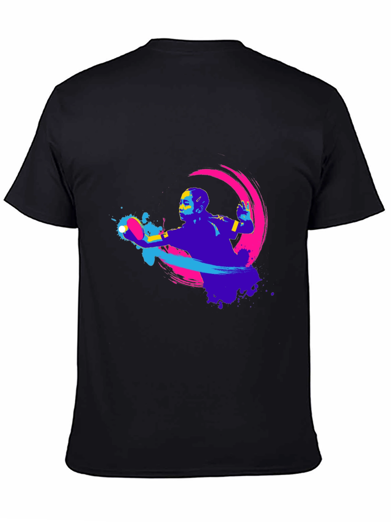 Modern Graphic Tee - Table Tennis Design
