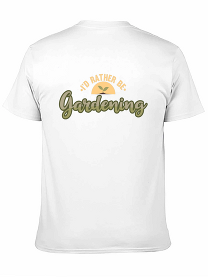 Gardening Enthusiast T-Shirt - Black
