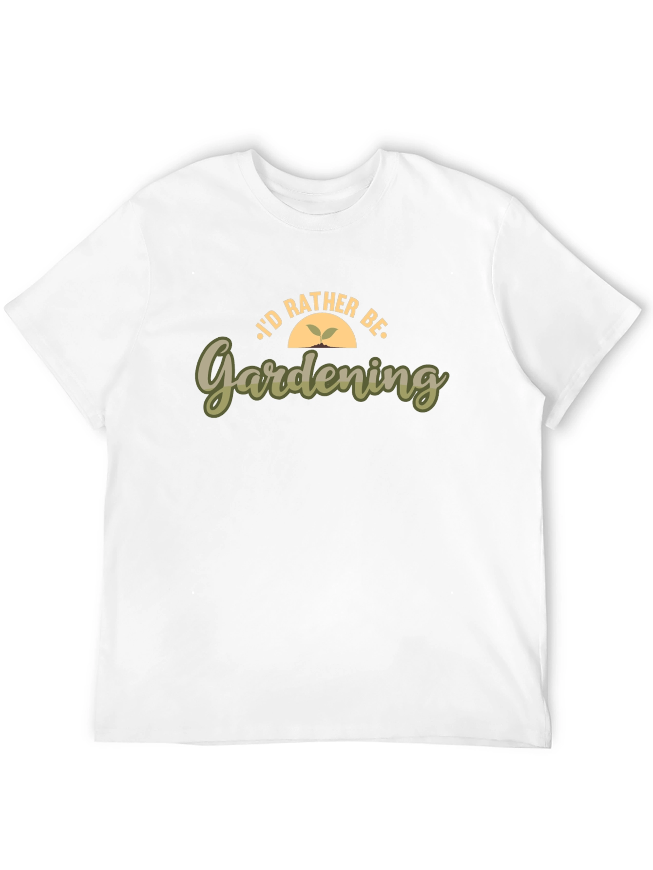 Gardening Enthusiast T-Shirt - Black