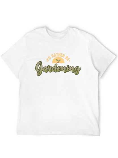 Gardening Enthusiast T-Shirt - Black