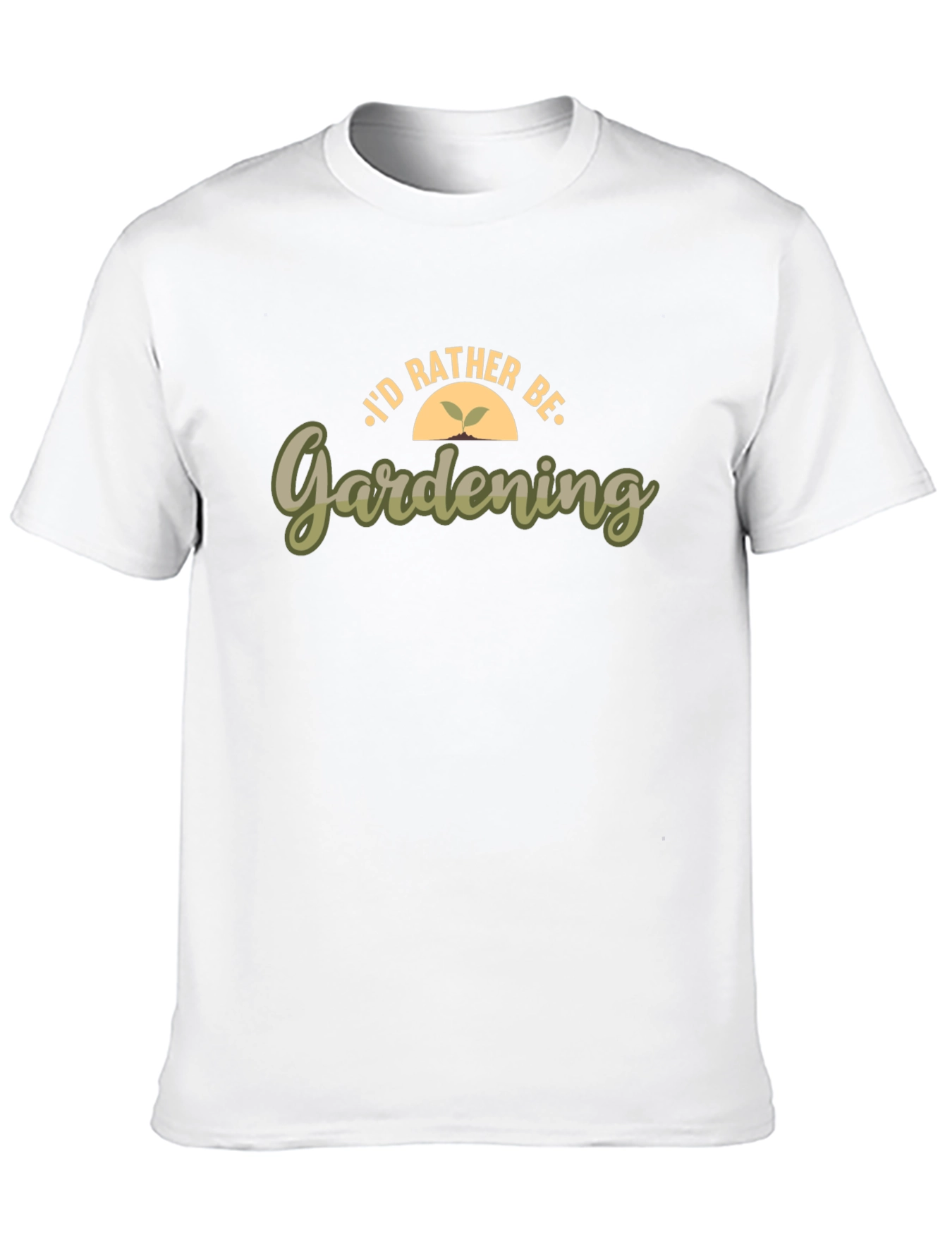 Gardening Enthusiast T-Shirt - Black