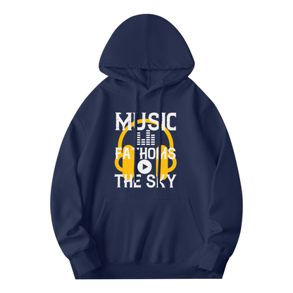 Music Fathoms The Sky Headphone Hoodie