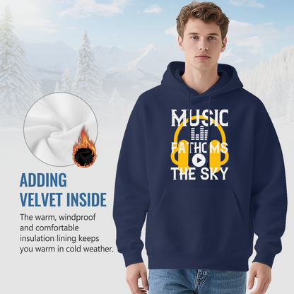 Music Fathoms The Sky Headphone Hoodie