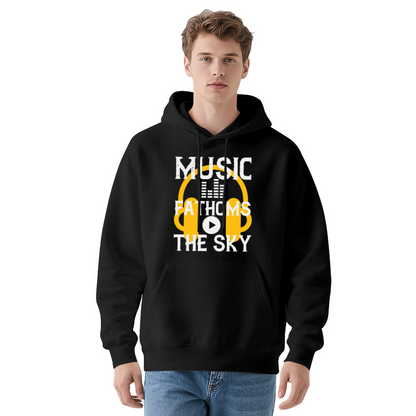Music Fathoms The Sky Headphone Hoodie