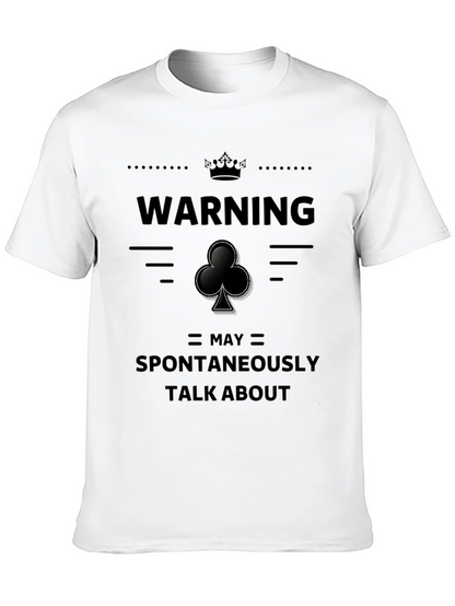 Warning May Spontaneously Talk About Clubs T-Shirt