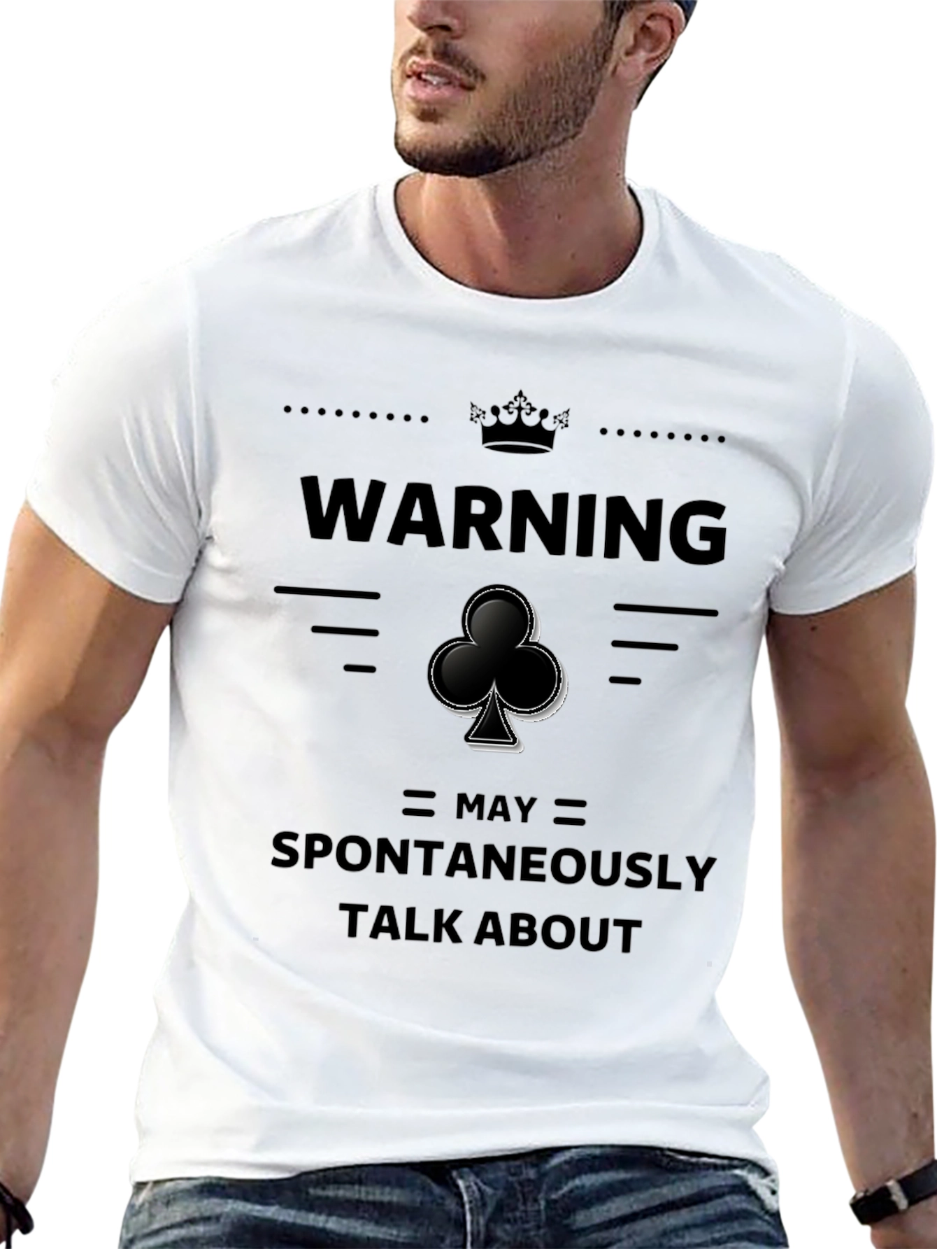 Warning May Spontaneously Talk About Clubs T-Shirt