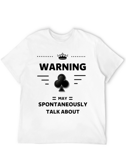 Warning May Spontaneously Talk About Clubs T-Shirt