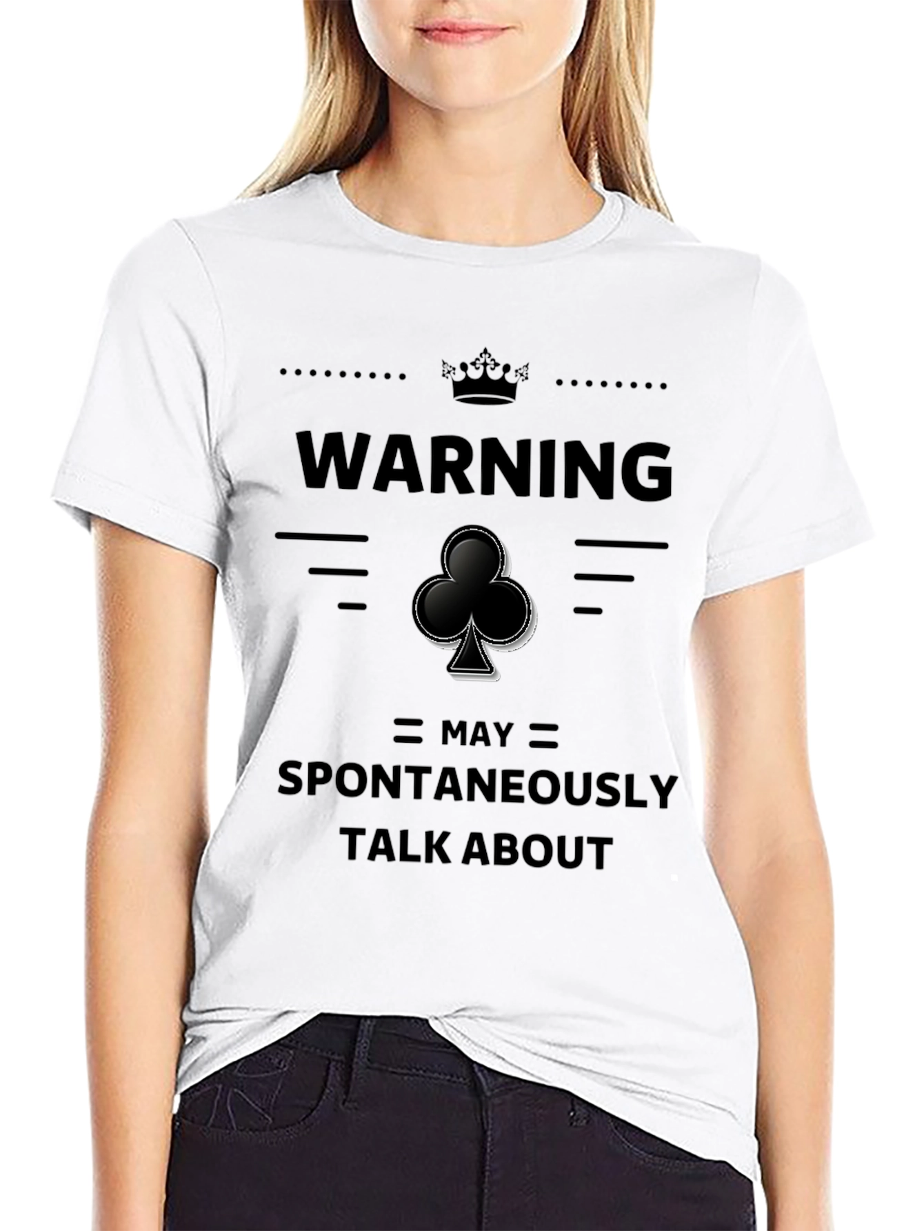Warning May Spontaneously Talk About Clubs T-Shirt
