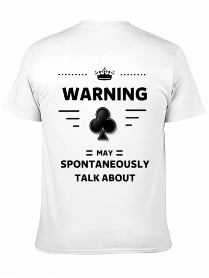Warning May Spontaneously Talk About Clubs T-Shirt