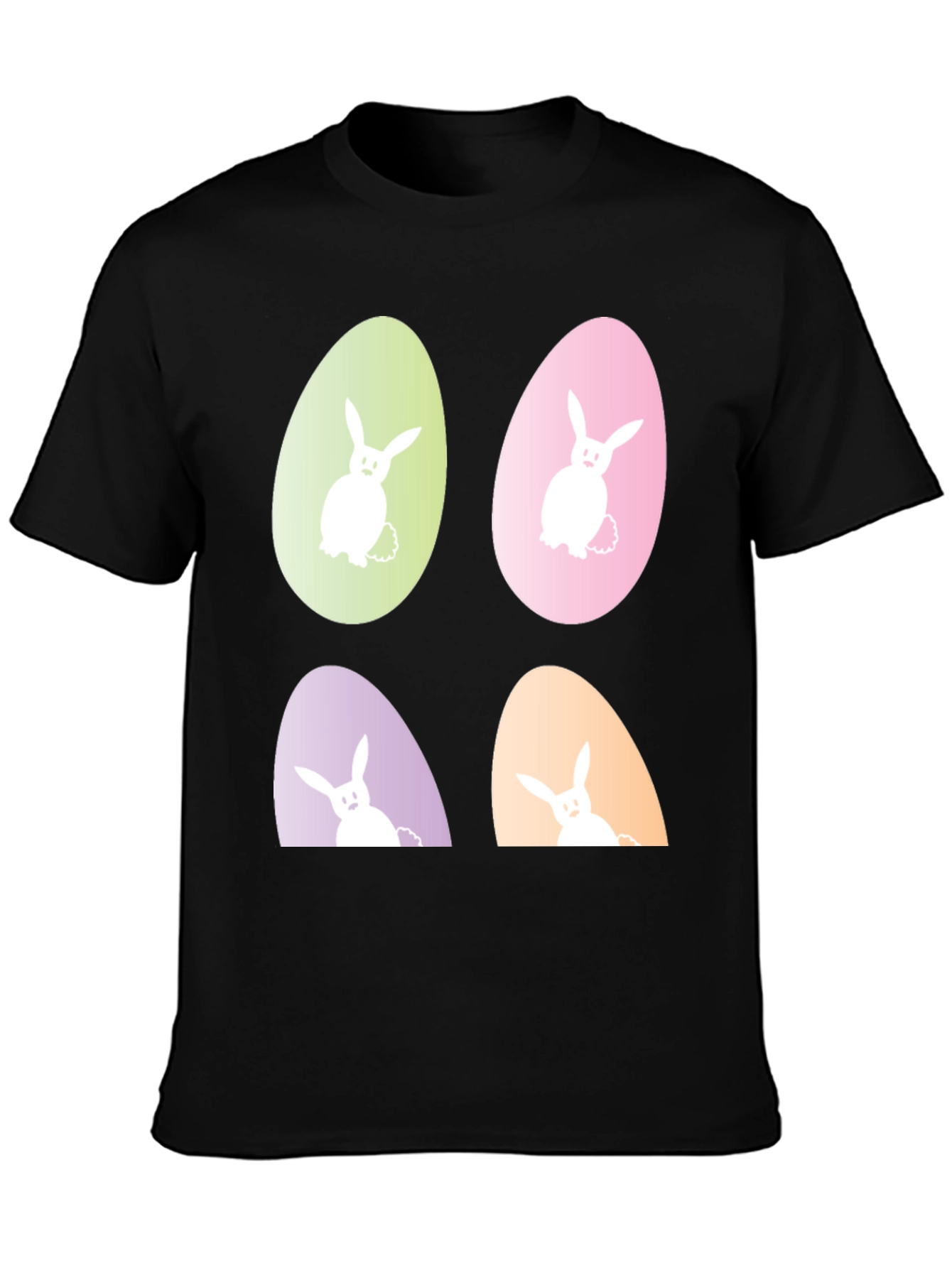 Easter Bunny Egg Graphic Tee - Fun Holiday Apparel