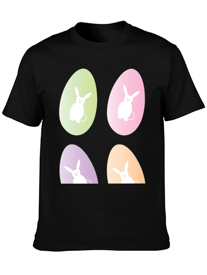 Easter Bunny Egg Graphic Tee - Fun Holiday Apparel
