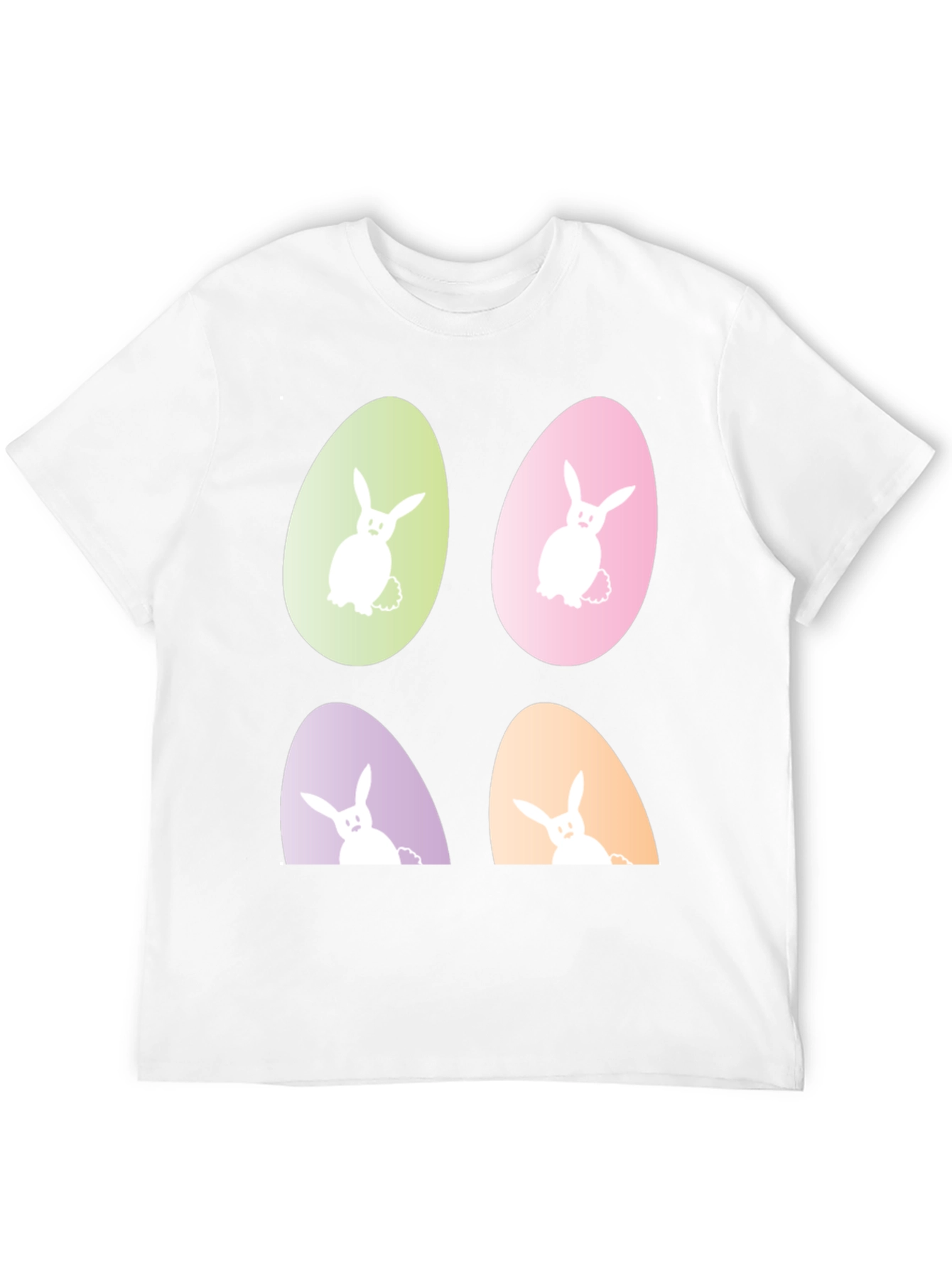 Easter Bunny Egg Graphic Tee - Fun Holiday Apparel