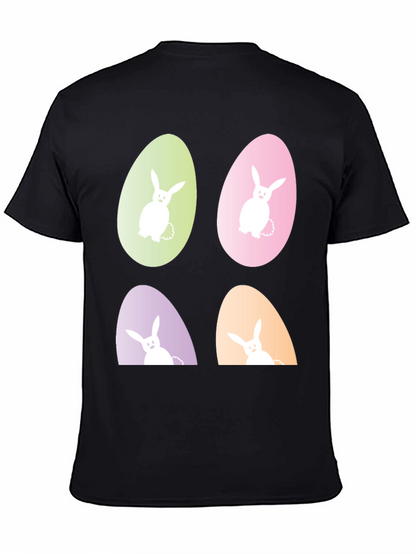 Easter Bunny Egg Graphic Tee - Fun Holiday Apparel