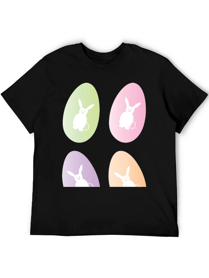 Easter Bunny Egg Graphic Tee - Fun Holiday Apparel