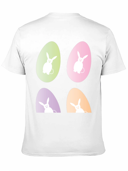 Easter Bunny Egg Graphic Tee - Fun Holiday Apparel