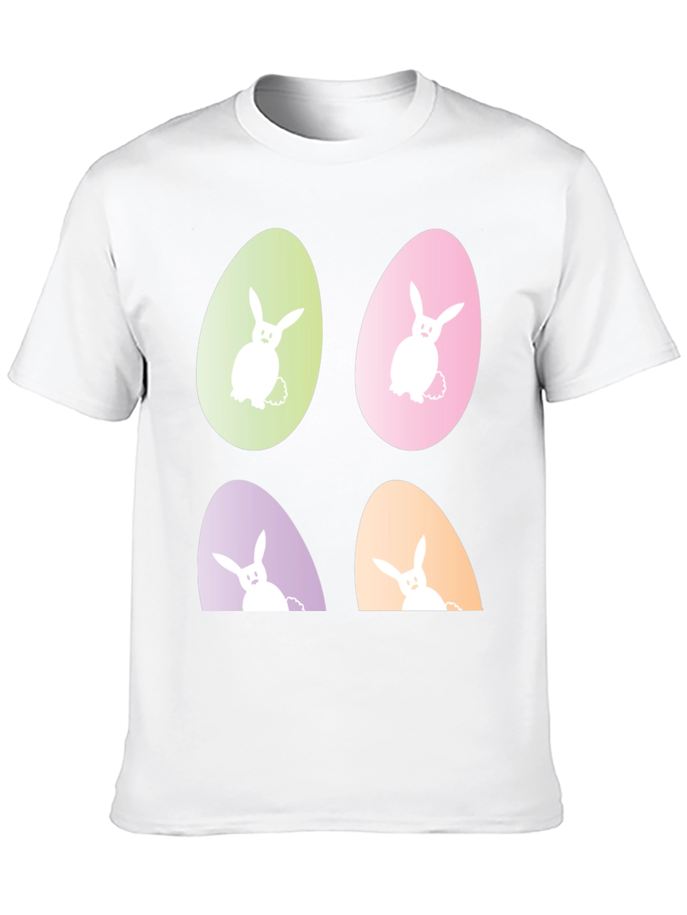 Easter Bunny Egg Graphic Tee - Fun Holiday Apparel