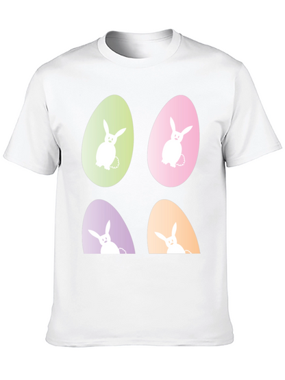Easter Bunny Egg Graphic Tee - Fun Holiday Apparel