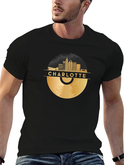 Charlotte Vinyl Record T-Shirt