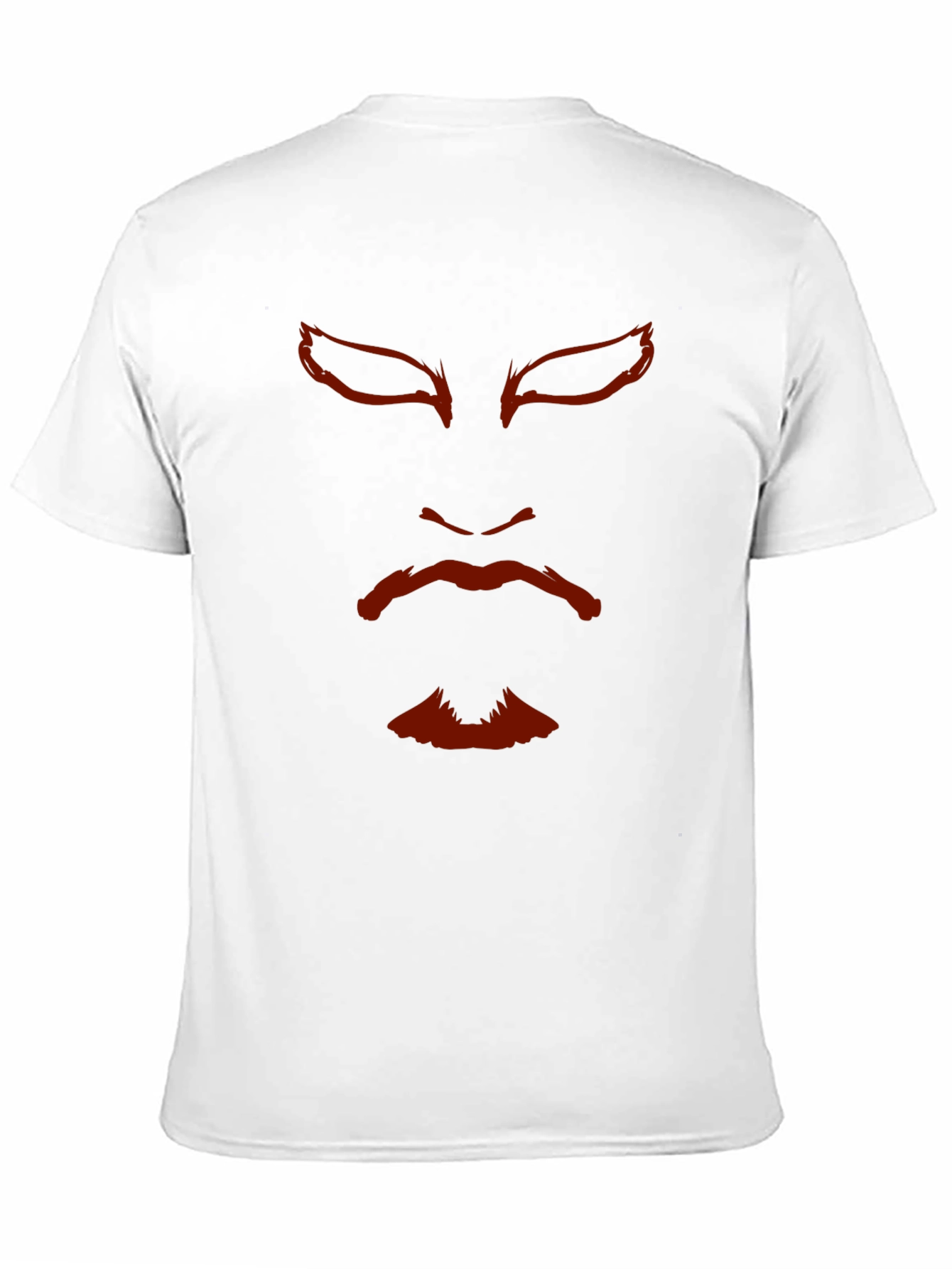 Samurai Mask Graphic Tee - Black Cotton T-Shirt