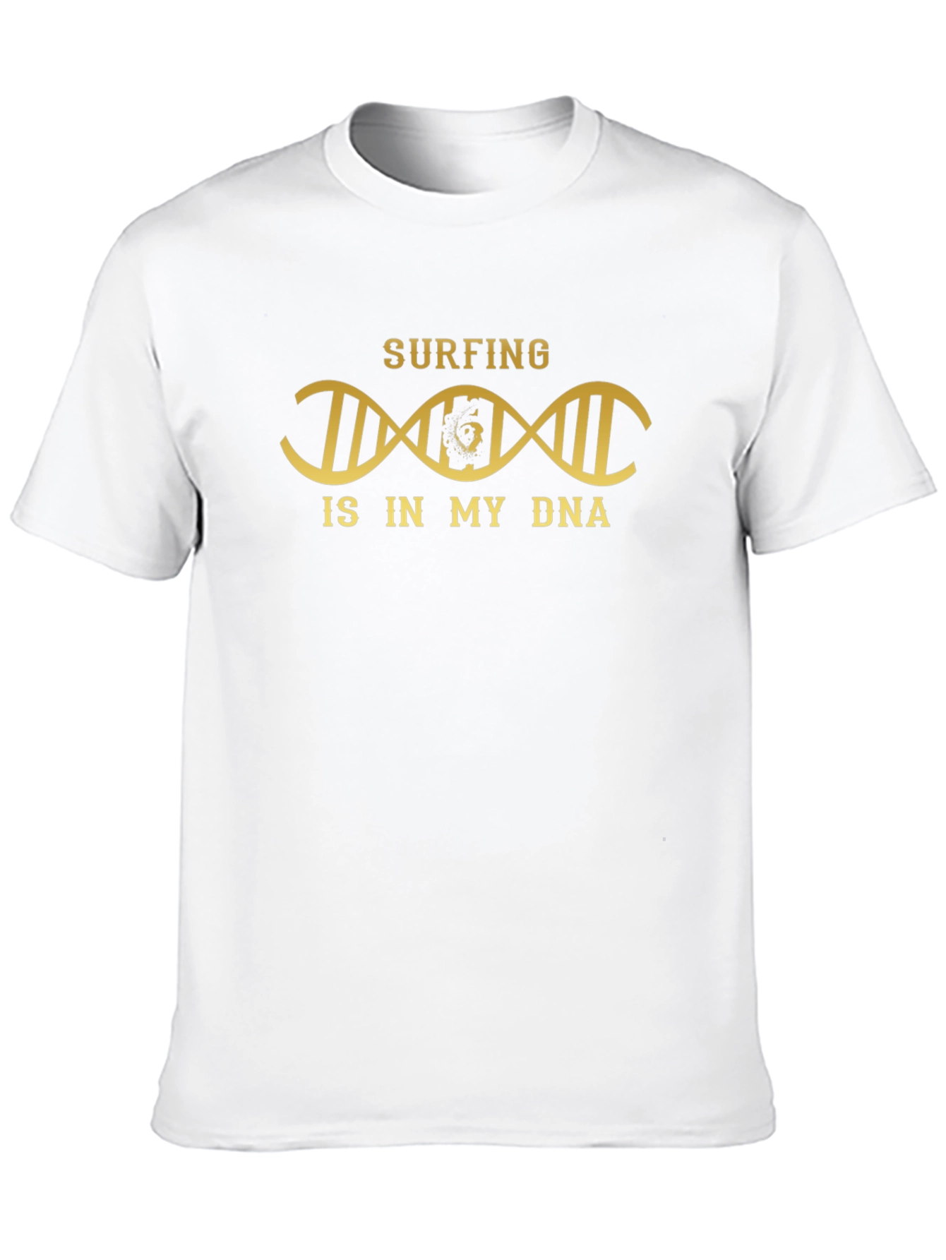 Surfing DNA T-Shirt - Black Graphic Tee