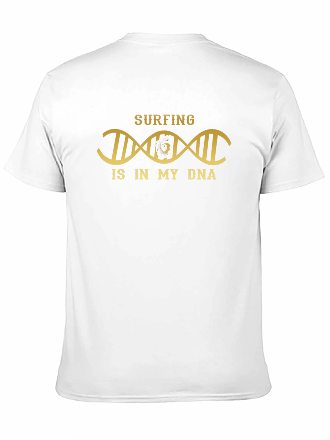 Surfing DNA T-Shirt - Black Graphic Tee
