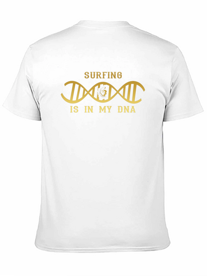 Surfing DNA T-Shirt - Black Graphic Tee