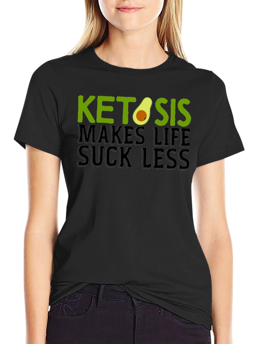 Ketosis Avocado T-Shirt - Makes Life Suck Less - Keto Diet Tee