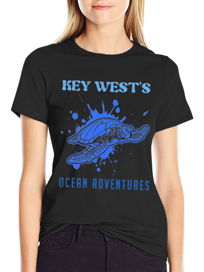 Key West Ocean Adventures Turtle Graphic Tee